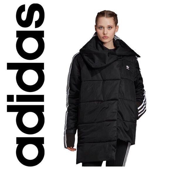 🎉HOST PICK🎉 Adidas Originals Tracktop Puffer Jacket Black - Picture 1 of 15